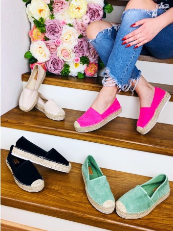 Dámské černé espadrilky