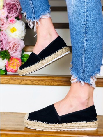 Dámské černé espadrilky