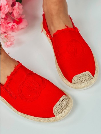 Dámské červené espadrilky Chalen