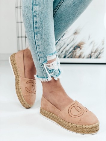 Dámské růžové espadrilky Chamela