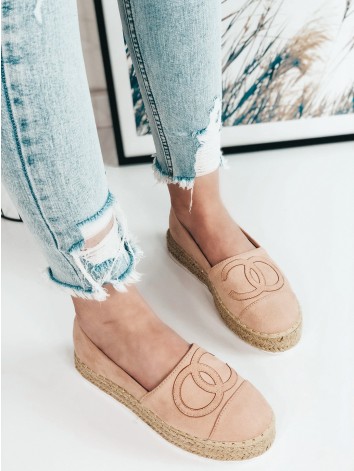 Dámské růžové espadrilky Chamela