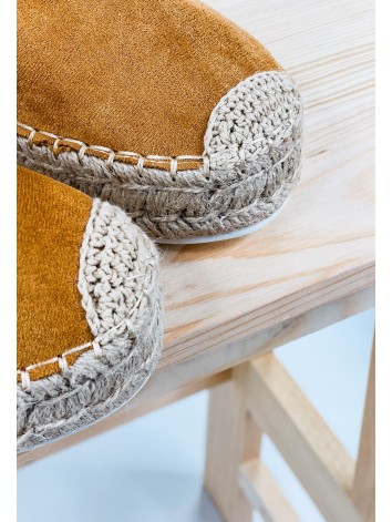 Dámské hnědé espadrilky